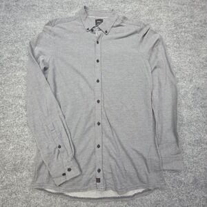 Strellson Button Up Shirt Men's 40 15-34 SLIM FIT Textured Long Sleeve Cotton